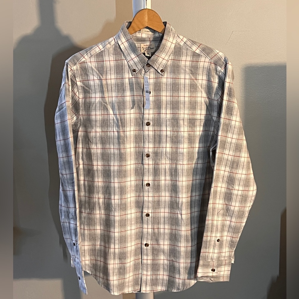 Men’s JCrew L/S button down shirt in size Medium